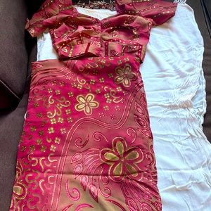Saree with blouse